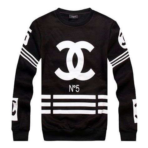 chanel sweatshirt black|chanel sweaters men.